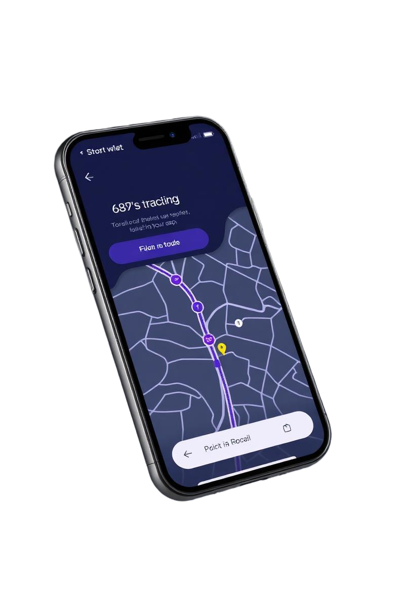 EV Rental Nepal mobile app with live GPS tracking